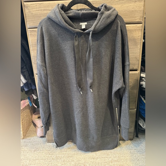 aerie Tops - Aerie Gray Hoodie Sweatshirt